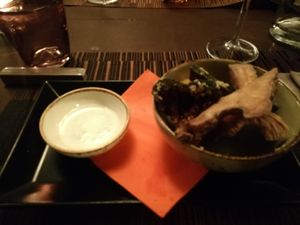 Verdure con mayonese all'alga at GingerGi in Padua