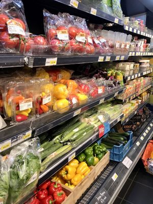 Always a good choice of fresh fruit and veg  at Jay's Budgens in South East London