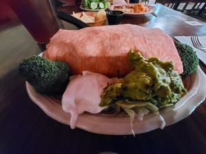 Veggie Burrito at Rosita's Restaurant in Barstow