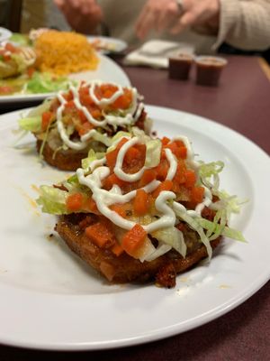 Vegan chorizo with vegan creama  at Taco Temptation in Port Chester