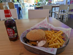 Burger menu at The Began in Valencia