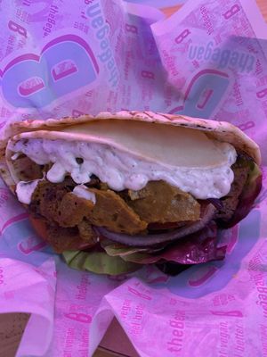 Vegan kebab   at The Began in Valencia