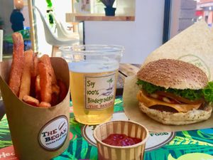 I love vegan junk food!!! at The Began in Valencia