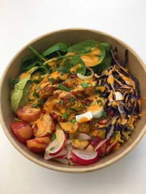 take away vegan california bowl during lockdown 🤤 at Plain in Vienna