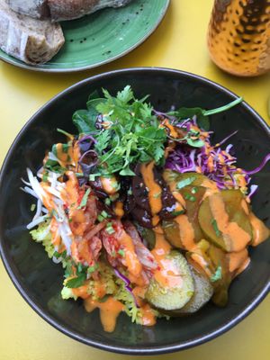 vegan duck at Plain in Vienna