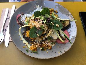 braised melanzani  at Plain in Vienna