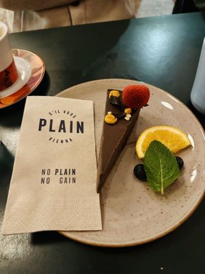 Chocolate Orange cake  at Plain in Vienna