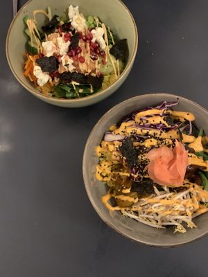 Spicy Korean Bowl & vegan Tokyo Bowl   at Plain in Vienna
