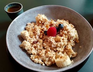 Sweet porridge at Plain in Vienna