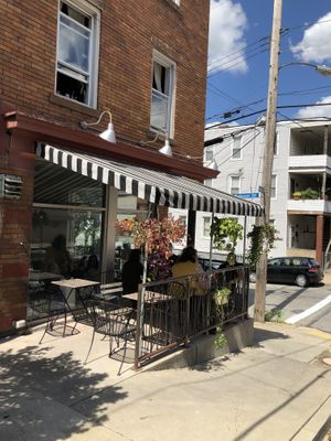 Patio at Kaibur Coffee in Pittsburgh