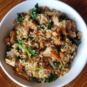 Tofu Fried Rice at Martsa on Elm in Somerville