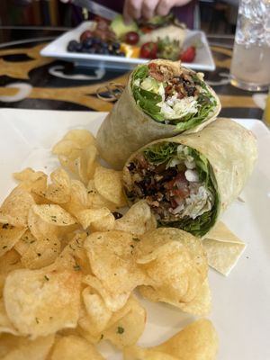  Vegan burrito   at Seedz Cafe in Steamboat Springs