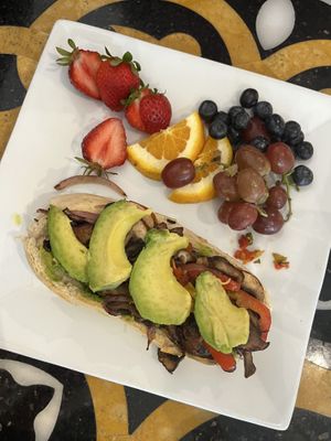 Vegan Philly   at Seedz Cafe in Steamboat Springs