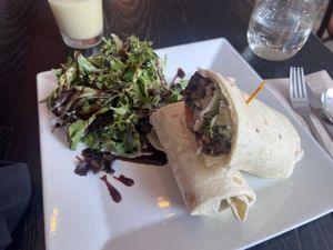 Vegan burrito  at Seedz Cafe in Steamboat Springs