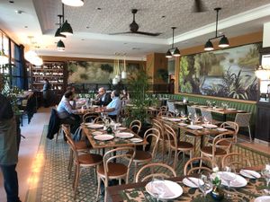 The place  at Bidasoa Restaurant at Hotel Bidasoa in Santiago