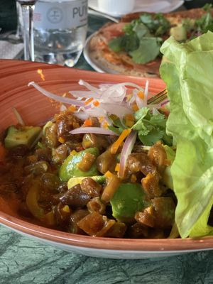 Cochayuyo cebiche  at Bidasoa Restaurant at Hotel Bidasoa in Santiago