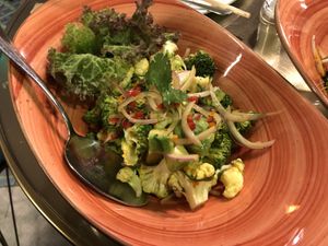 Oil free ceviche at Bidasoa Restaurant at Hotel Bidasoa in Santiago