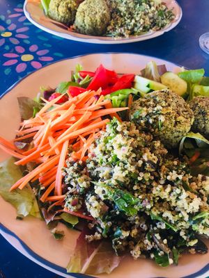Falafel Salad  at La Jardinera in Todos Santos