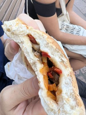 Panzerotto al forno alle verdure  at Panzerotti Luini in Milan