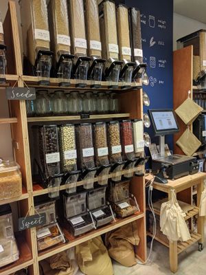 Chocolate coated nuts and seeds at Ripple Living in Cardiff