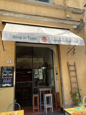 Store Fromt at Soup in Town in Lucca