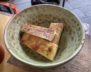 Homemade bread at Soup in Town in Lucca