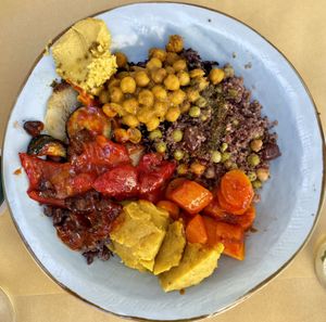 Buddha bowl  at Soup in Town in Lucca