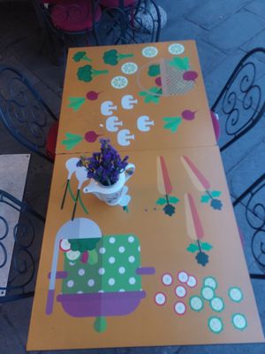 Table at Soup in Town in Lucca