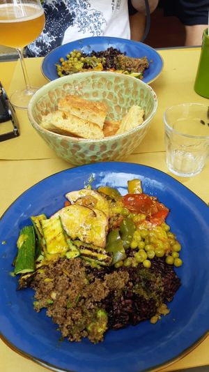 Buddha bowl! at Soup in Town in Lucca