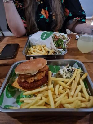 Chicken burger #Veganuary at Vegano in Newcastle Upon Tyne