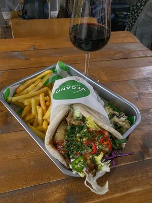 Best kebab ever   at Vegano in Newcastle Upon Tyne
