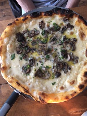 Truffle pizza  at Vegano in Newcastle Upon Tyne