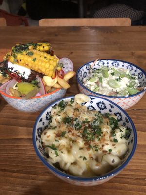 3 sides  at Vegano in Newcastle Upon Tyne