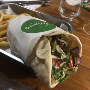 Mixed kebab   at Vegano in Newcastle Upon Tyne