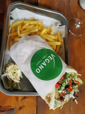 Mixed kebab at Vegano in Newcastle Upon Tyne