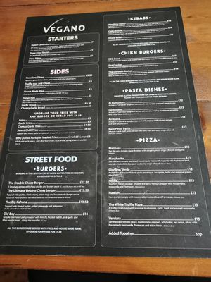  at Vegano in Newcastle Upon Tyne