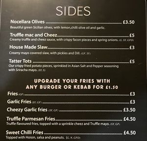 Sides  #Veganuary at Vegano in Newcastle Upon Tyne