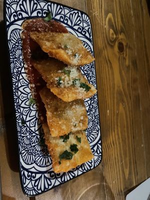 Deep fried ravioli   at Vegano in Newcastle Upon Tyne