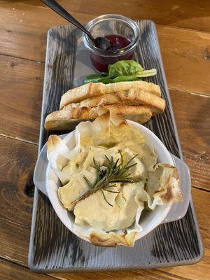 Baked Camembert  at Vegano in Newcastle Upon Tyne