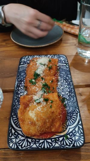 Ravioli at Vegano in Newcastle Upon Tyne