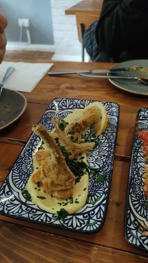 Artichokes at Vegano in Newcastle Upon Tyne