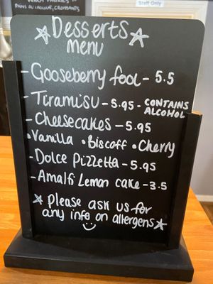 Desserts Sept 2023 at Vegano in Newcastle Upon Tyne