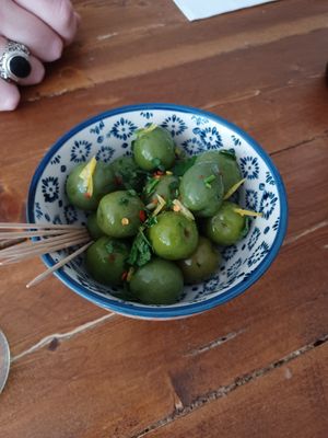 olives at Vegano in Newcastle Upon Tyne