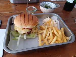 ultimate vegano burger at Vegano in Newcastle Upon Tyne