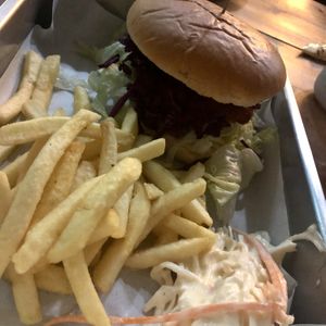 Fire Cracker Chickn Burger   at Vegano in Newcastle Upon Tyne