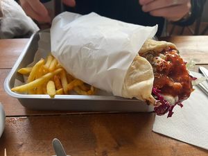 The Dirty Donna Kebab #Veganuary at Vegano in Newcastle Upon Tyne