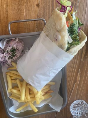 Chikn kebab at Vegano in Newcastle Upon Tyne