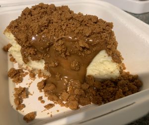 Biscoff cheesecake  at Vegano in Newcastle Upon Tyne