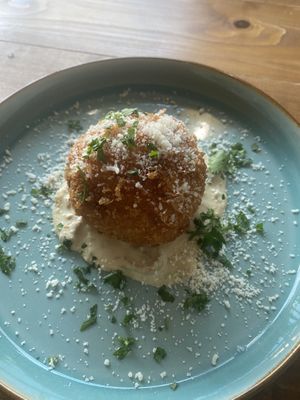 Carbonara Arancini   at Vegano in Newcastle Upon Tyne