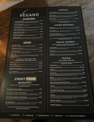   at Vegano in Newcastle Upon Tyne